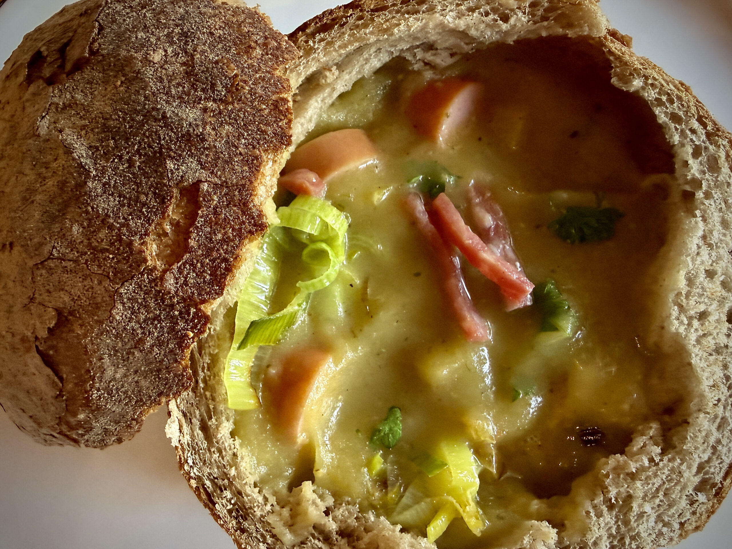 Brotbowl Kartoffelsuppe